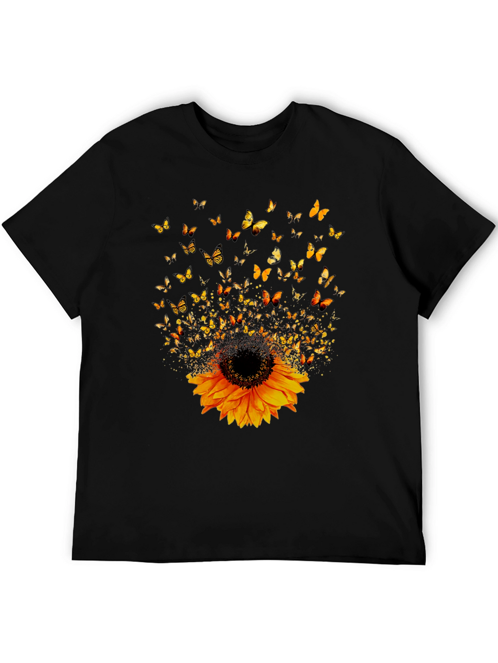 Sunflower & Butterfly Graphic Tee