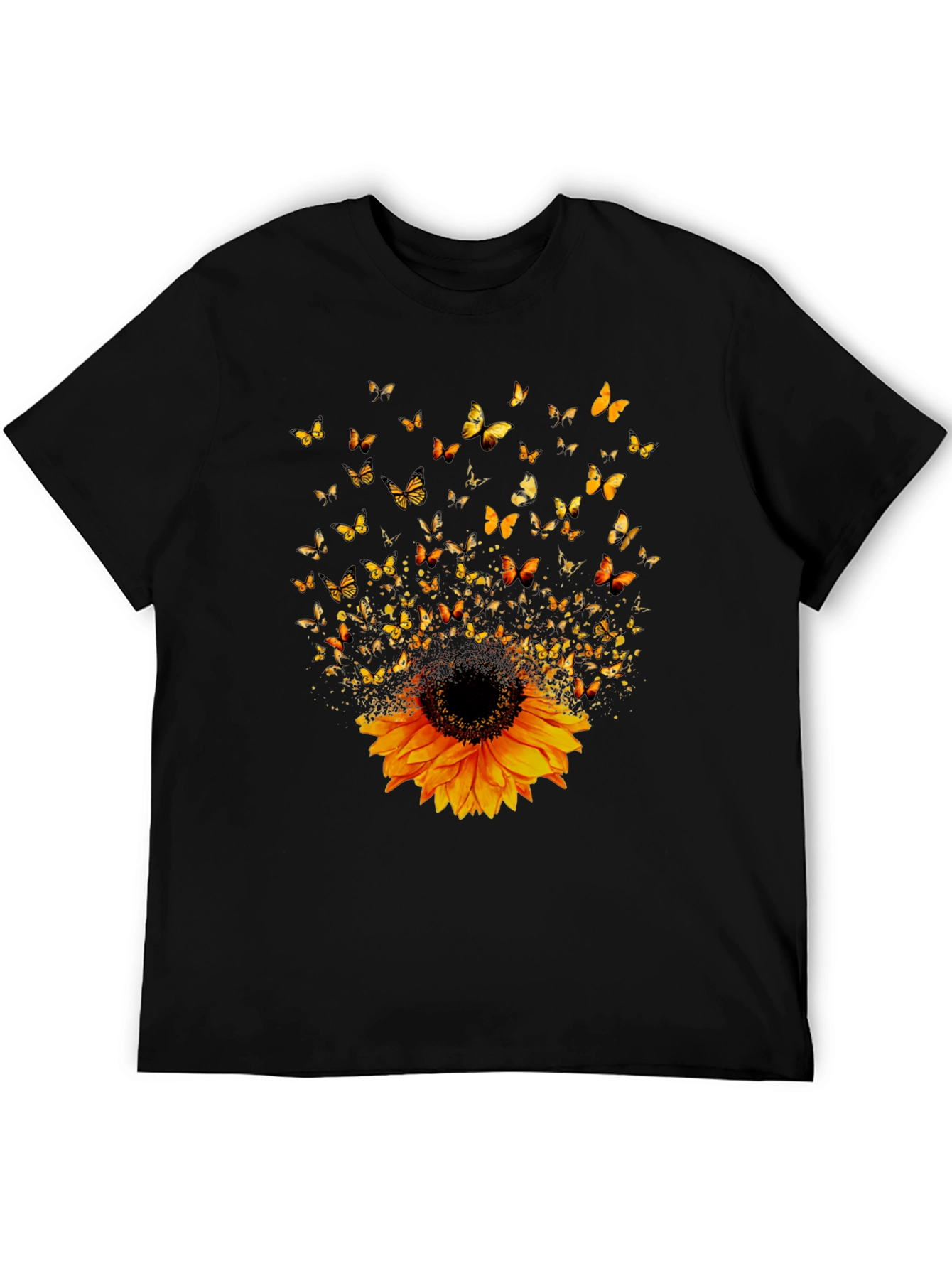 Sunflower & Butterfly Graphic Tee