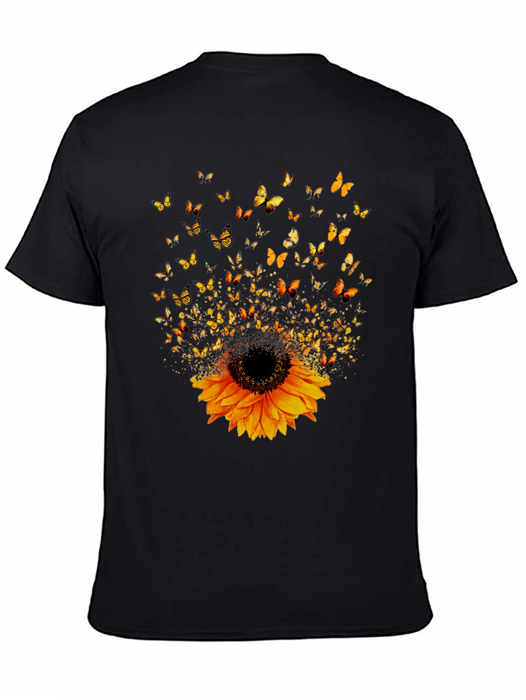 Sunflower & Butterfly Graphic Tee