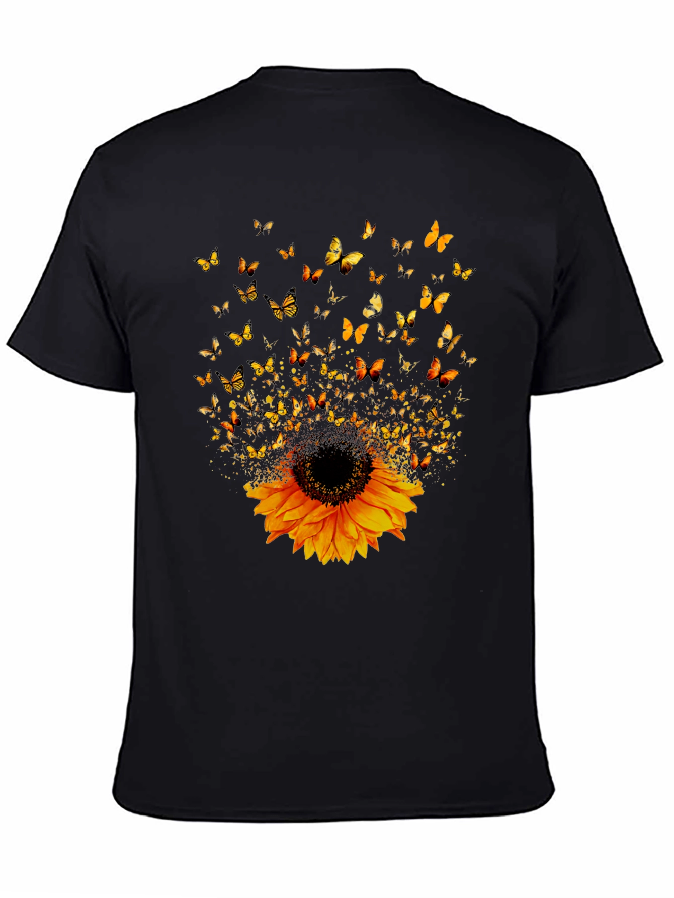 Sunflower & Butterfly Graphic Tee