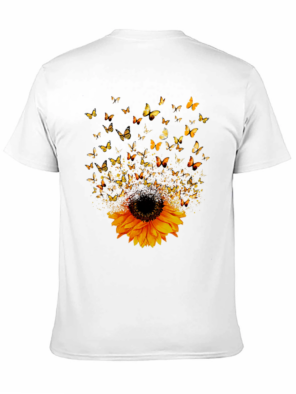 Sunflower & Butterfly Graphic Tee