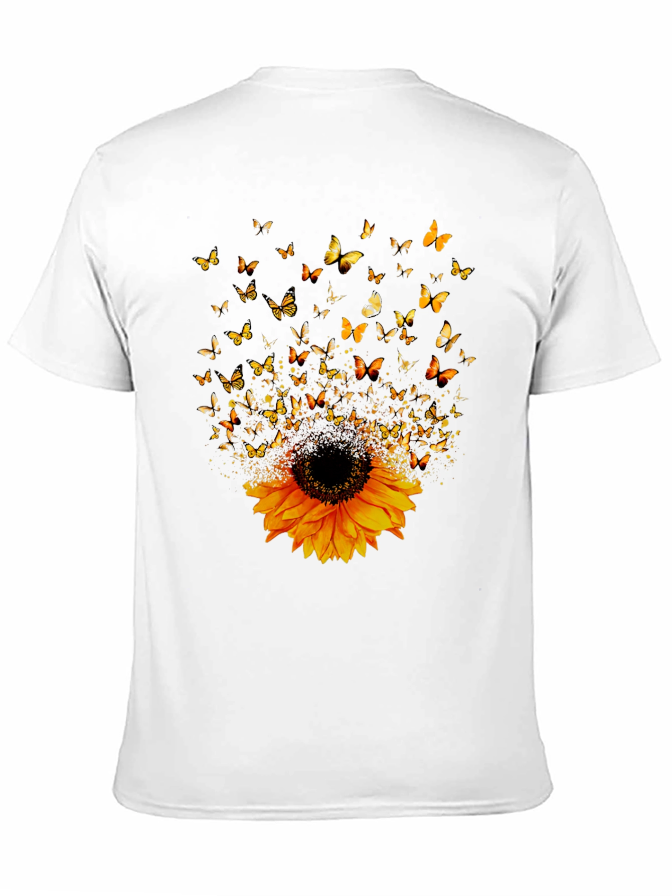 Sunflower & Butterfly Graphic Tee