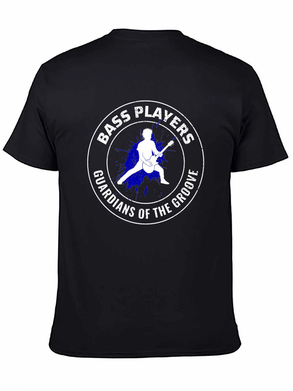 Bass Players Guardians of the Groove Black T-Shirt