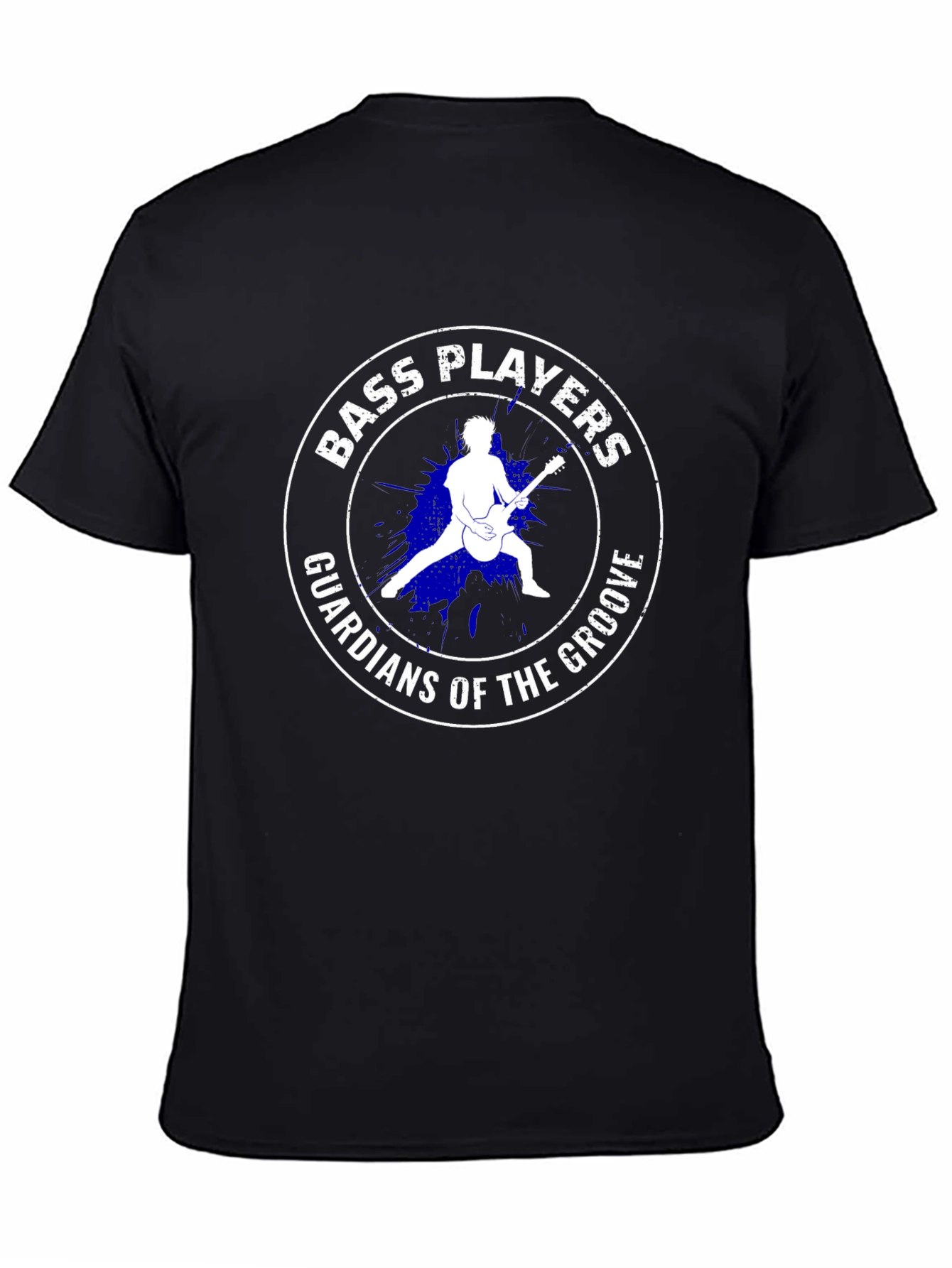 Bass Players Guardians of the Groove Black T-Shirt