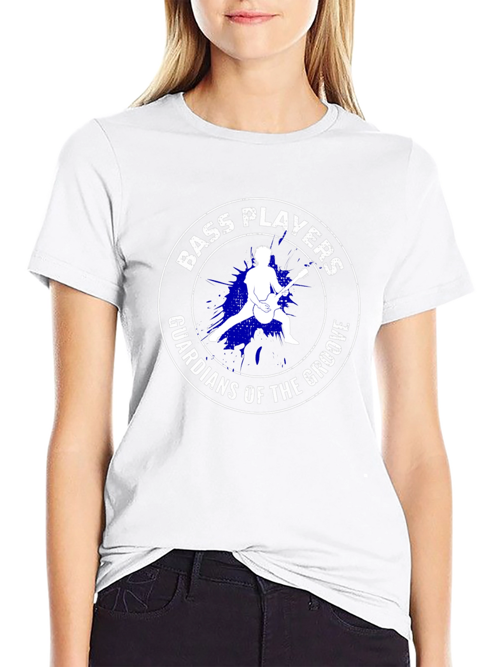 Bass Players Guardians of the Groove Black T-Shirt
