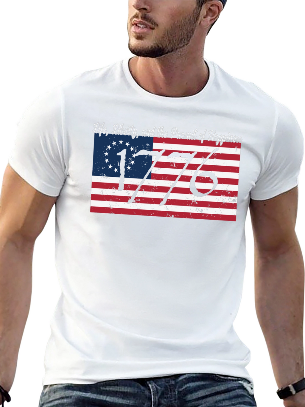Patriotic 1776 Flag T-Shirt