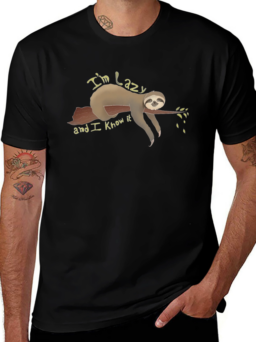 Lazy Sloth T-Shirt - Relaxed Fit