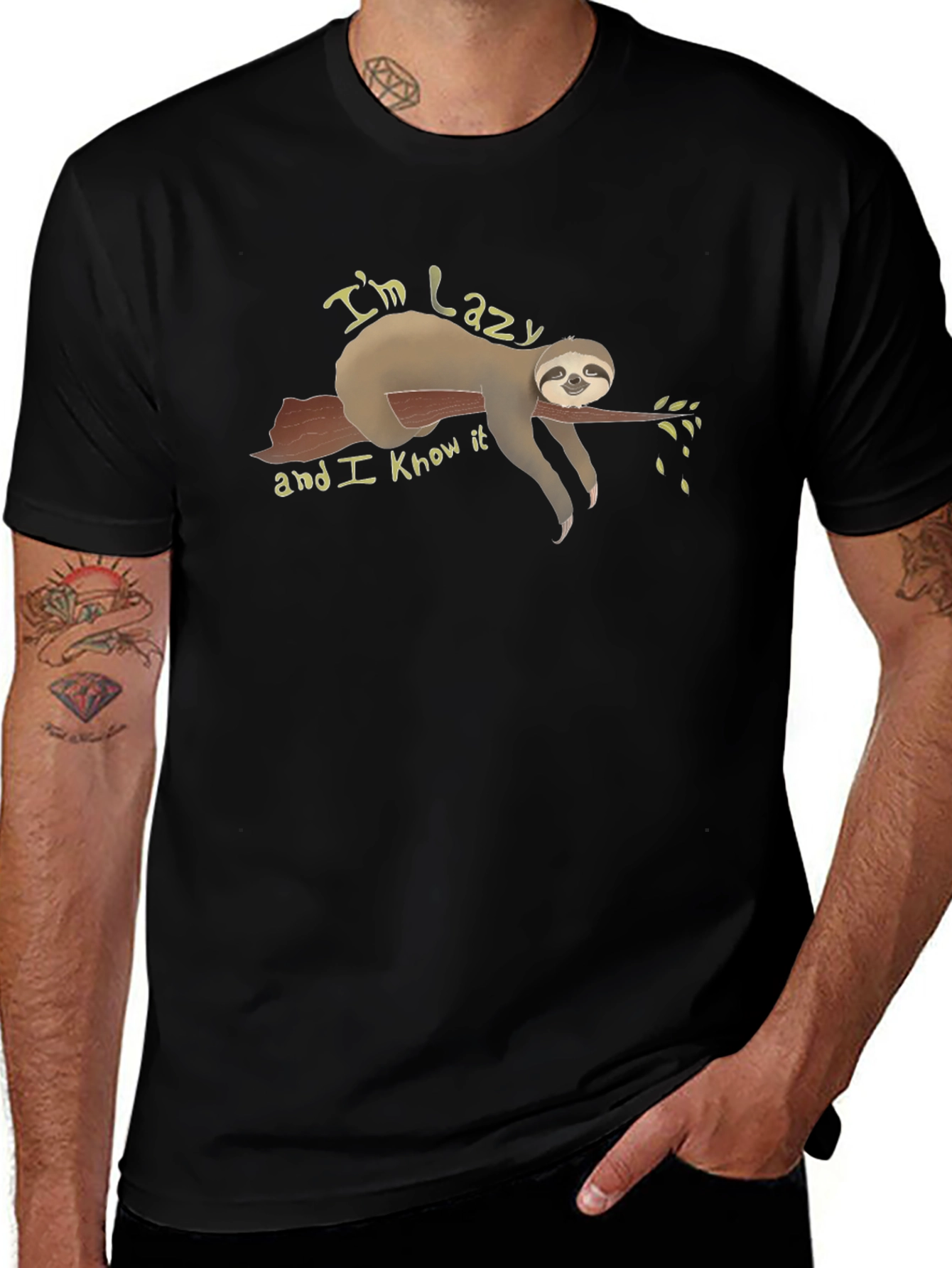 Lazy Sloth T-Shirt - Relaxed Fit