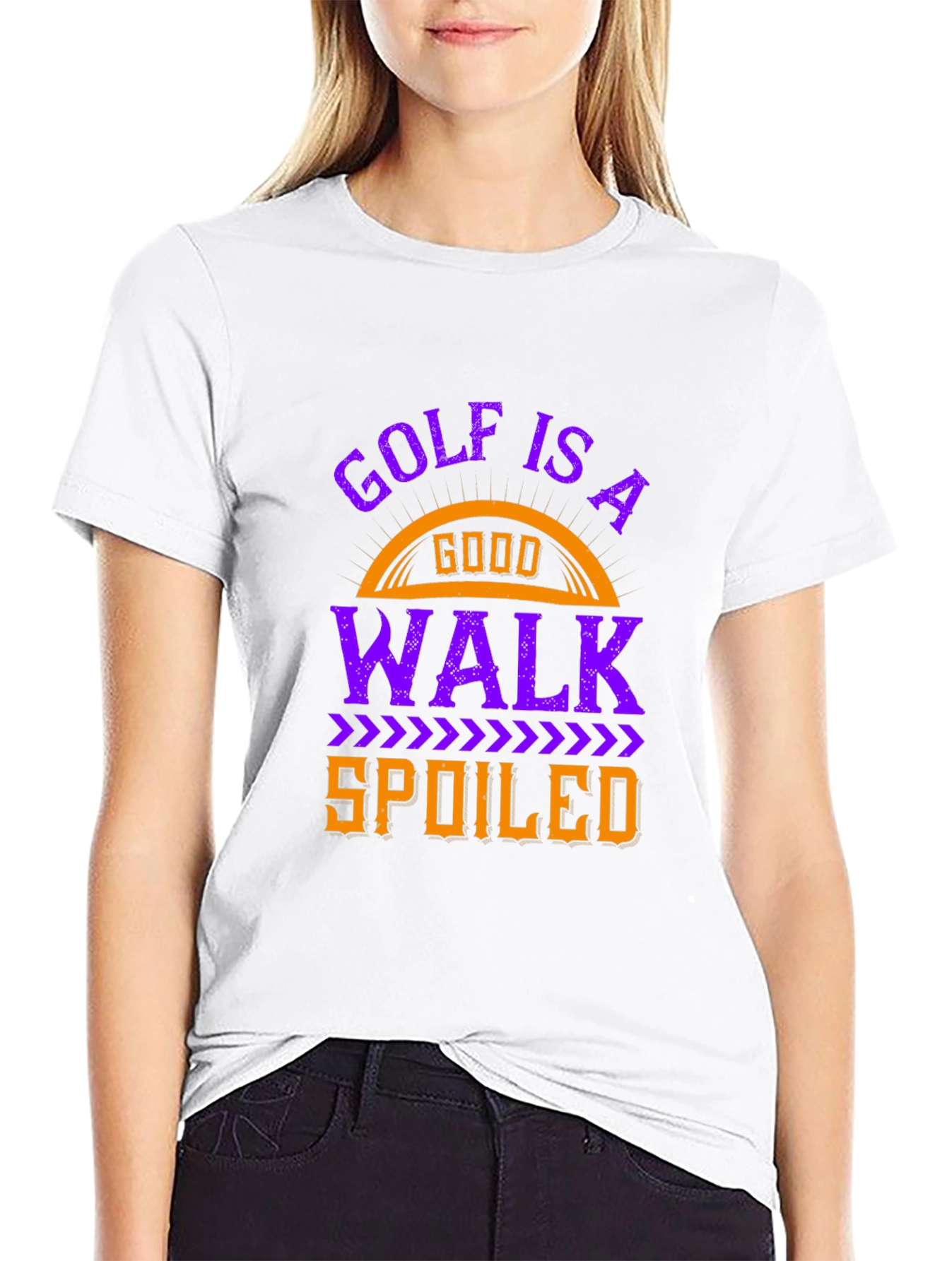 Golf is a Good Walk Spoiled Graphic T-Shirt