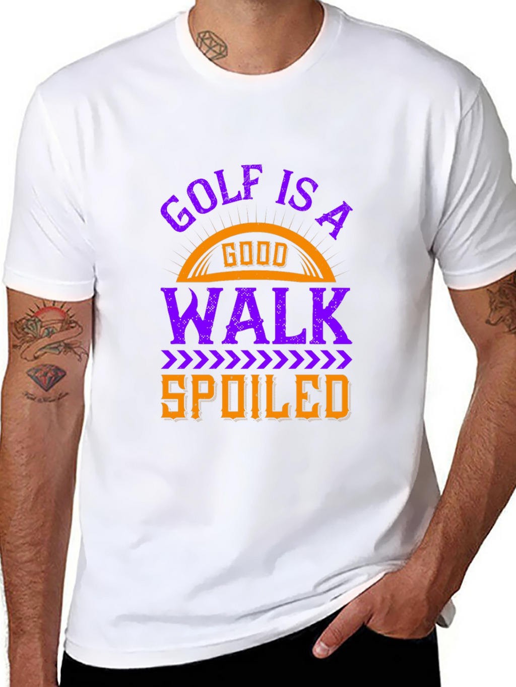 Golf is a Good Walk Spoiled Graphic T-Shirt
