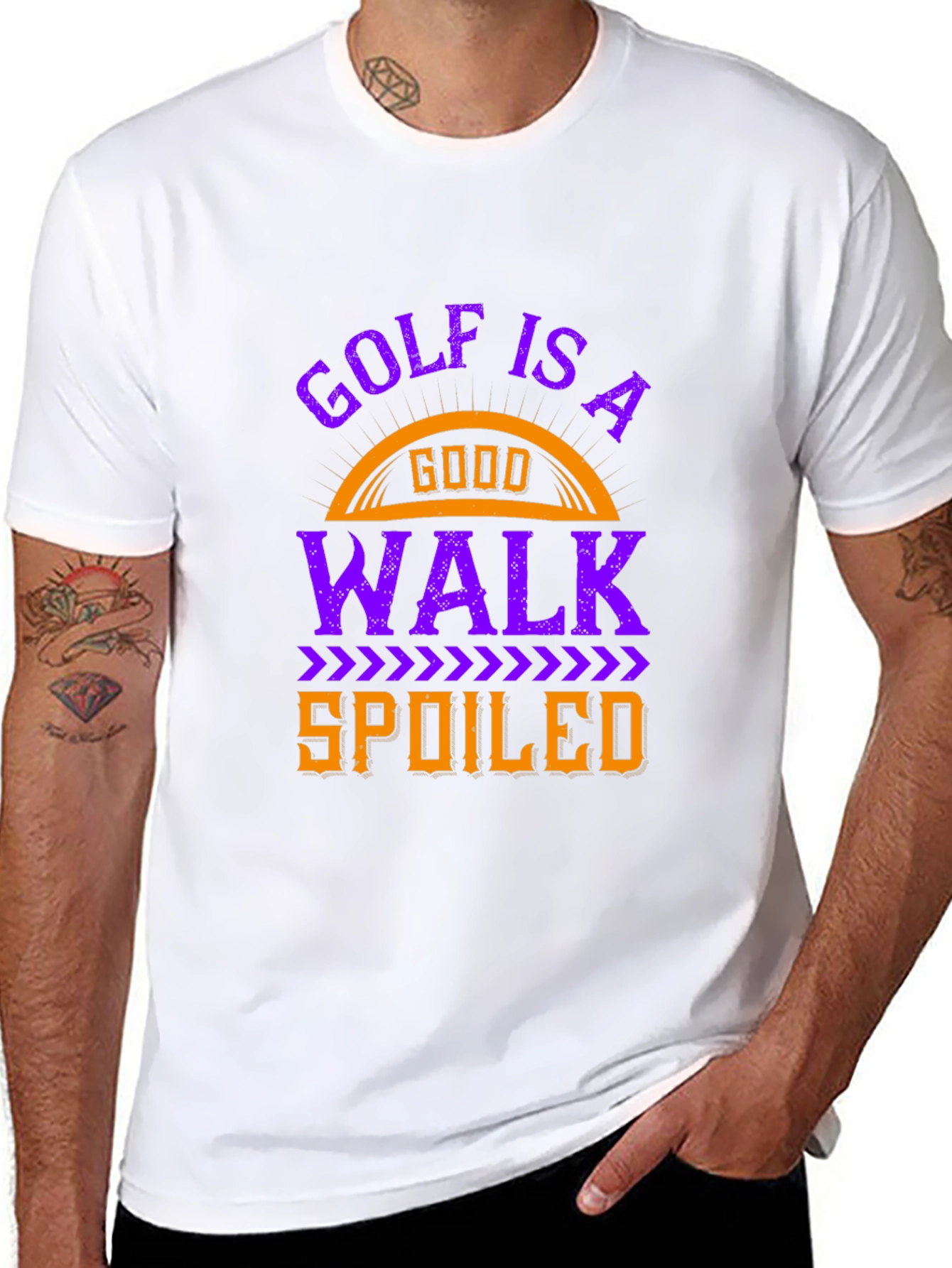 Golf is a Good Walk Spoiled Graphic T-Shirt