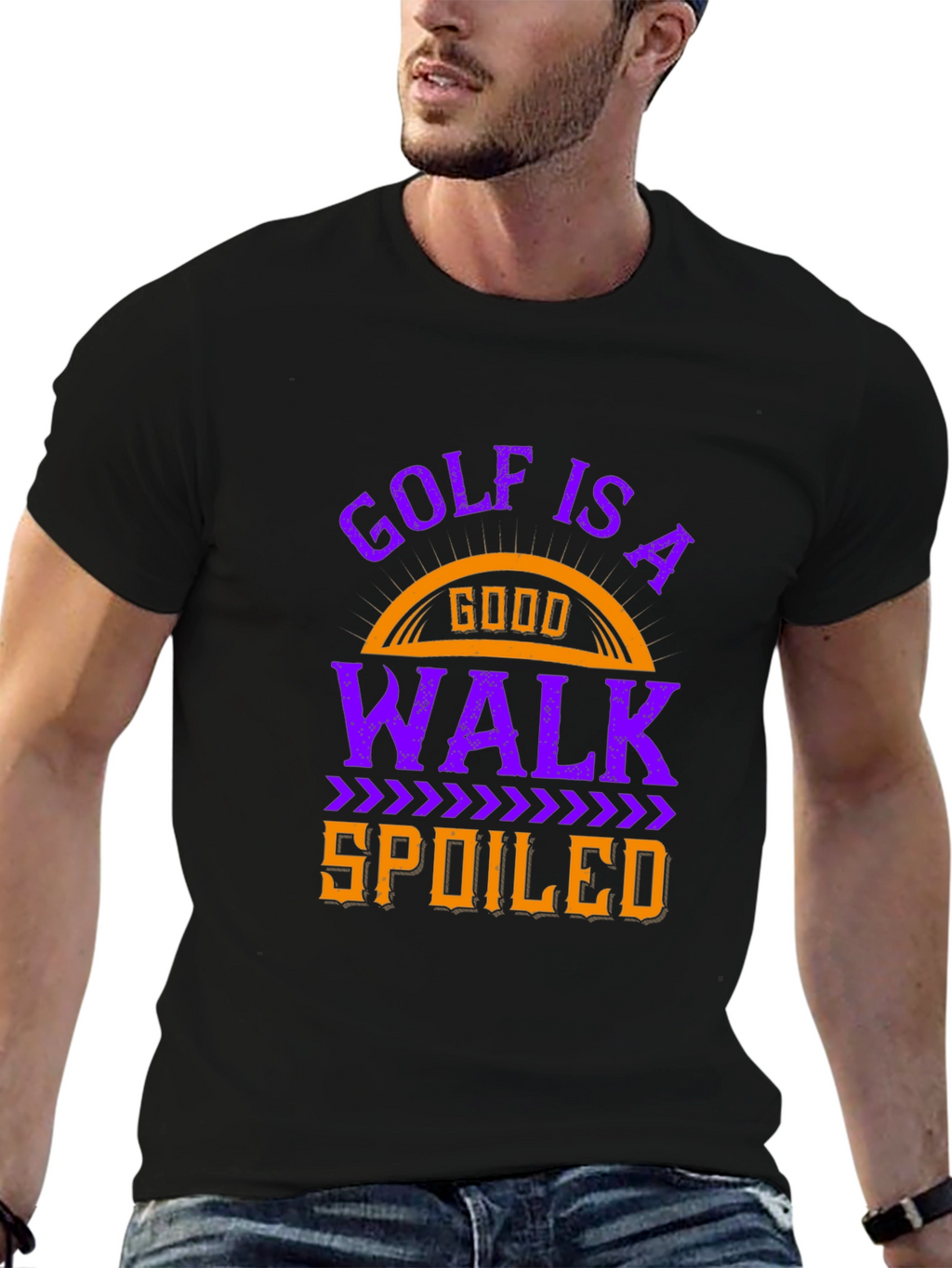 Golf is a Good Walk Spoiled Graphic T-Shirt