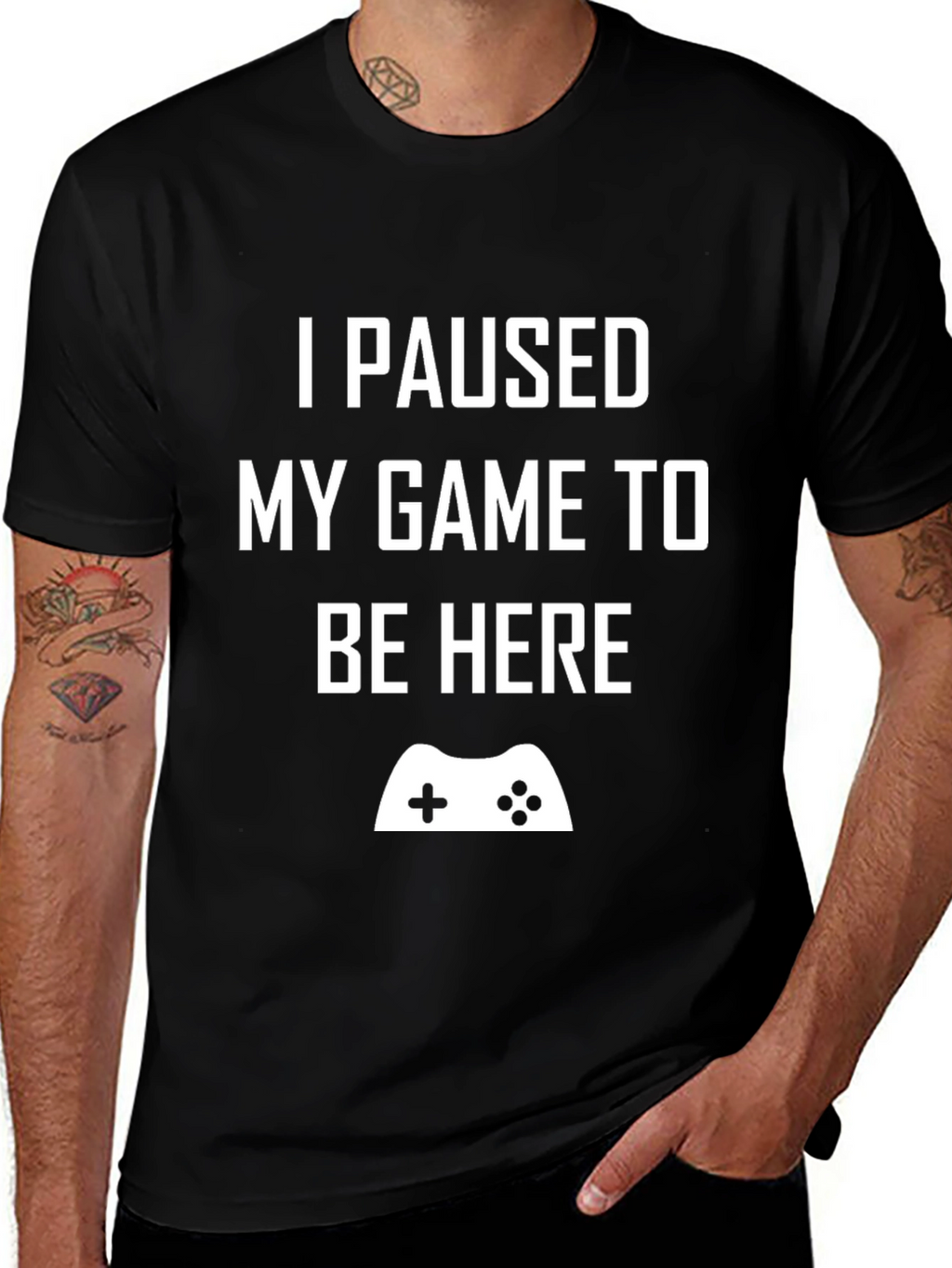Gamer T-Shirt - I Paused My Game Funny Tee