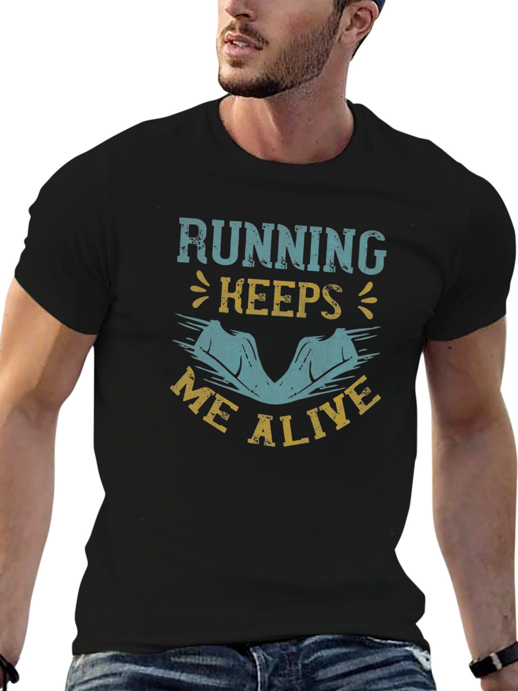 Running Keeps Me Alive Graphic Tee