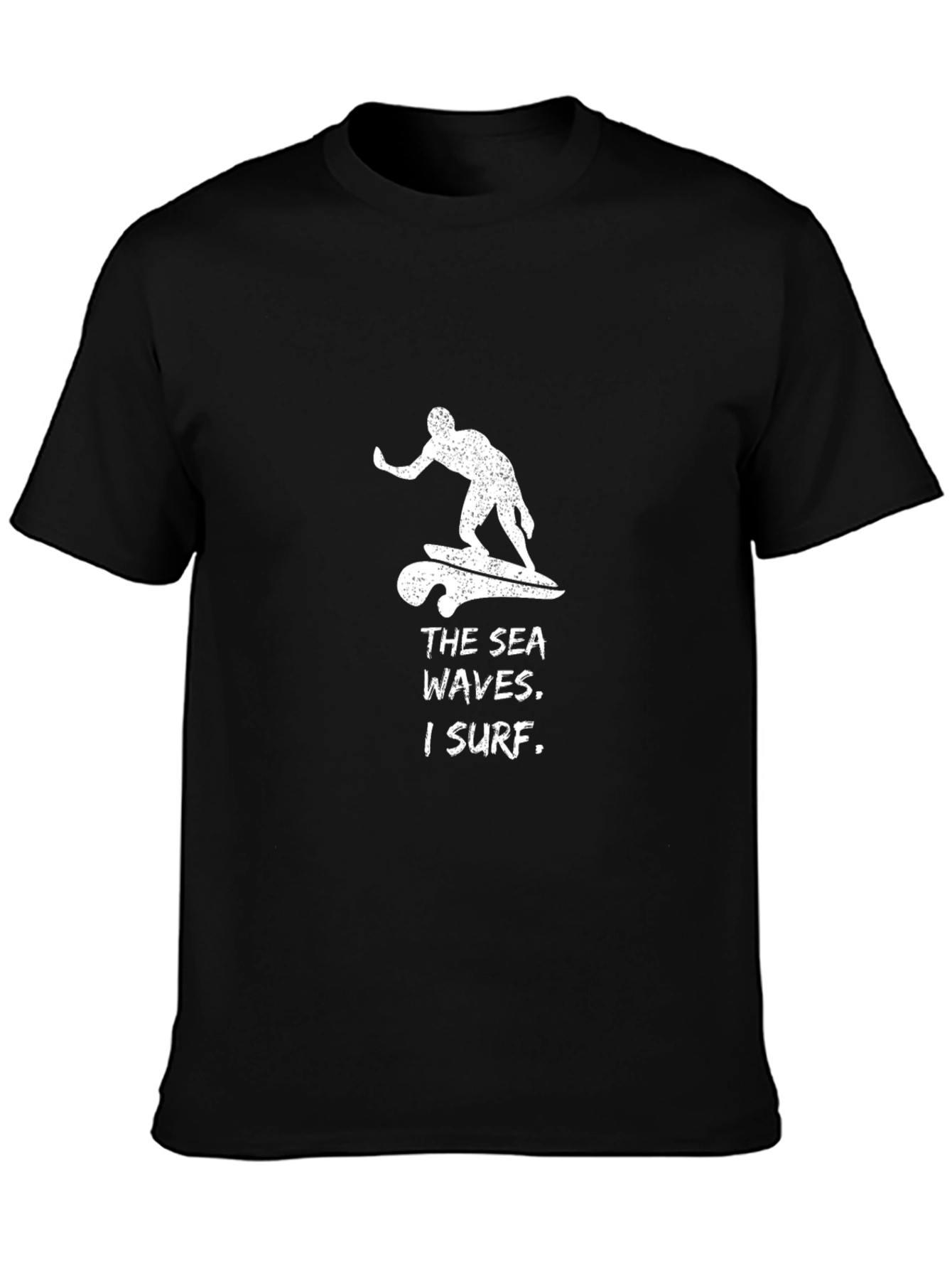Surfer Graphic T-Shirt - The Sea Waves I Surf