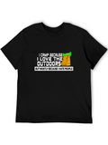 I Camp Because I Hate People Graphic Tee