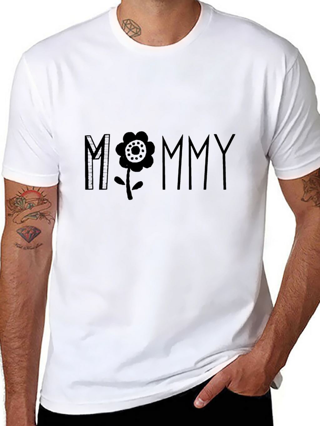 Mommy Graphic T-Shirt - Black Casual Tee