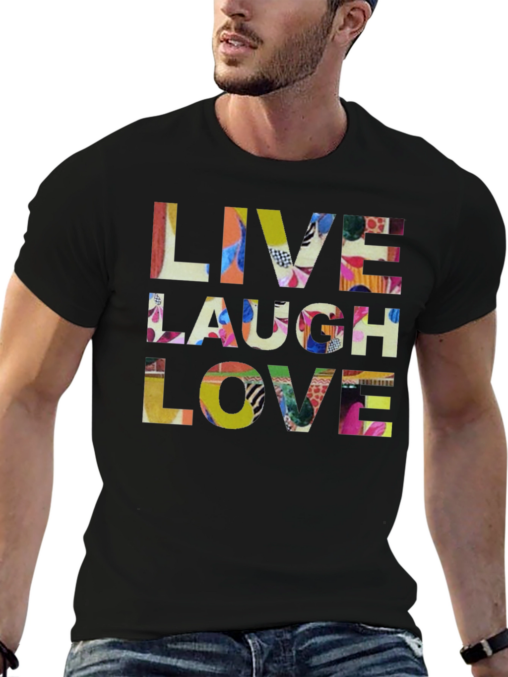 Live Laugh Love Graphic T-Shirt