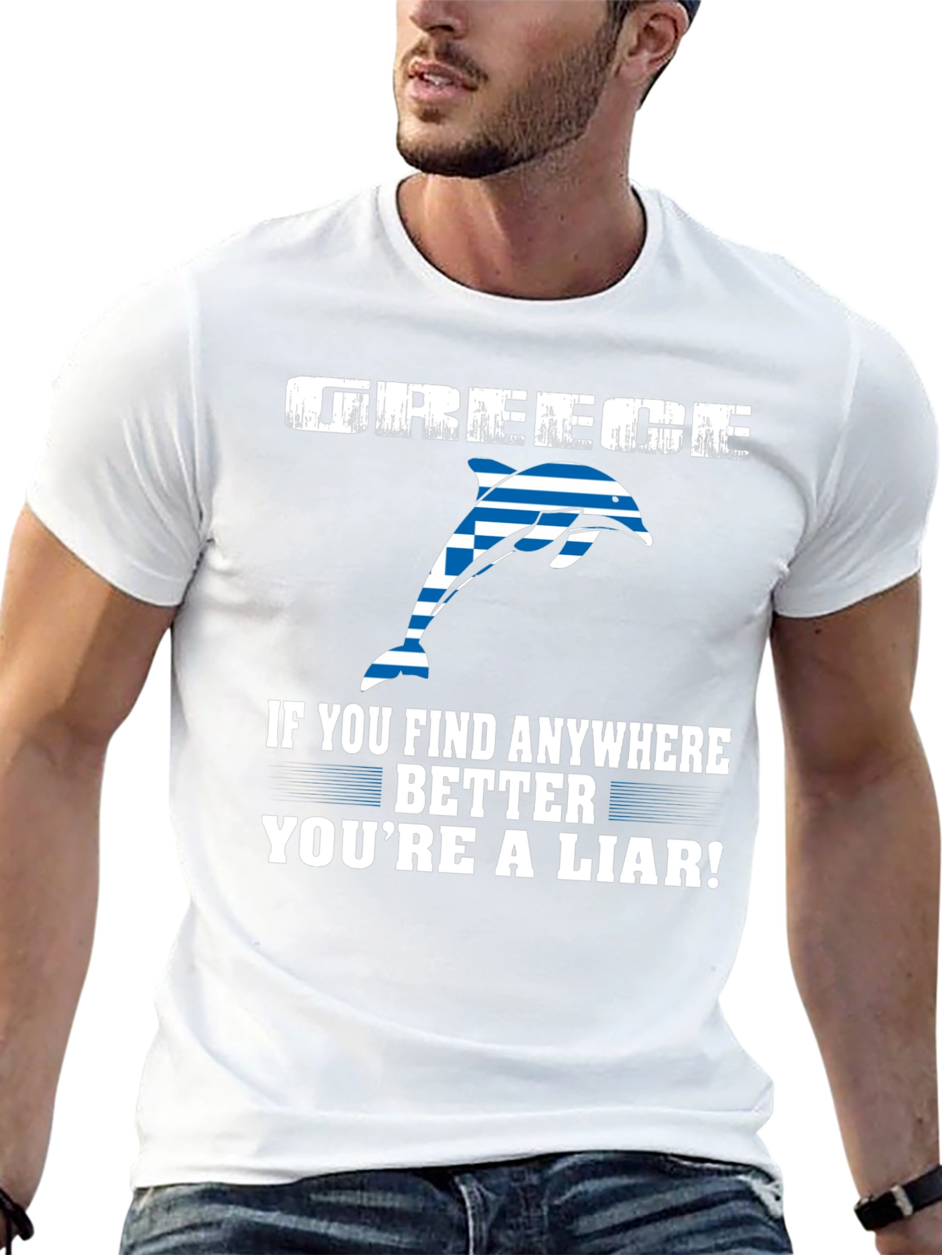 Greece Dolphin T-Shirt - Youre a Liar!
