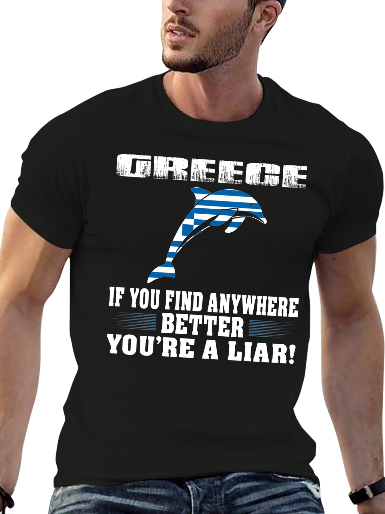 Greece Dolphin T-Shirt - Youre a Liar!