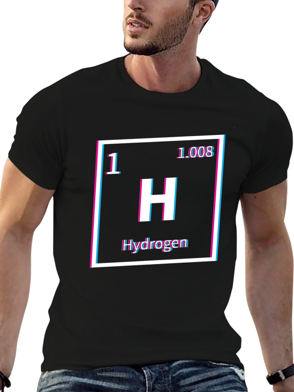 Hydrogen Element Graphic Tee - Science Geek T-Shirt