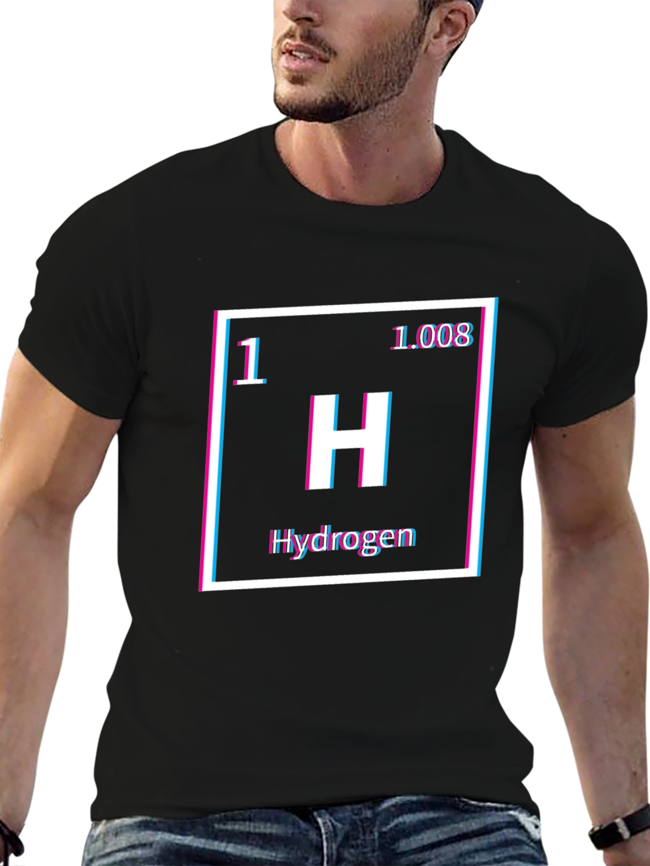 Hydrogen Element Graphic Tee - Science Geek T-Shirt