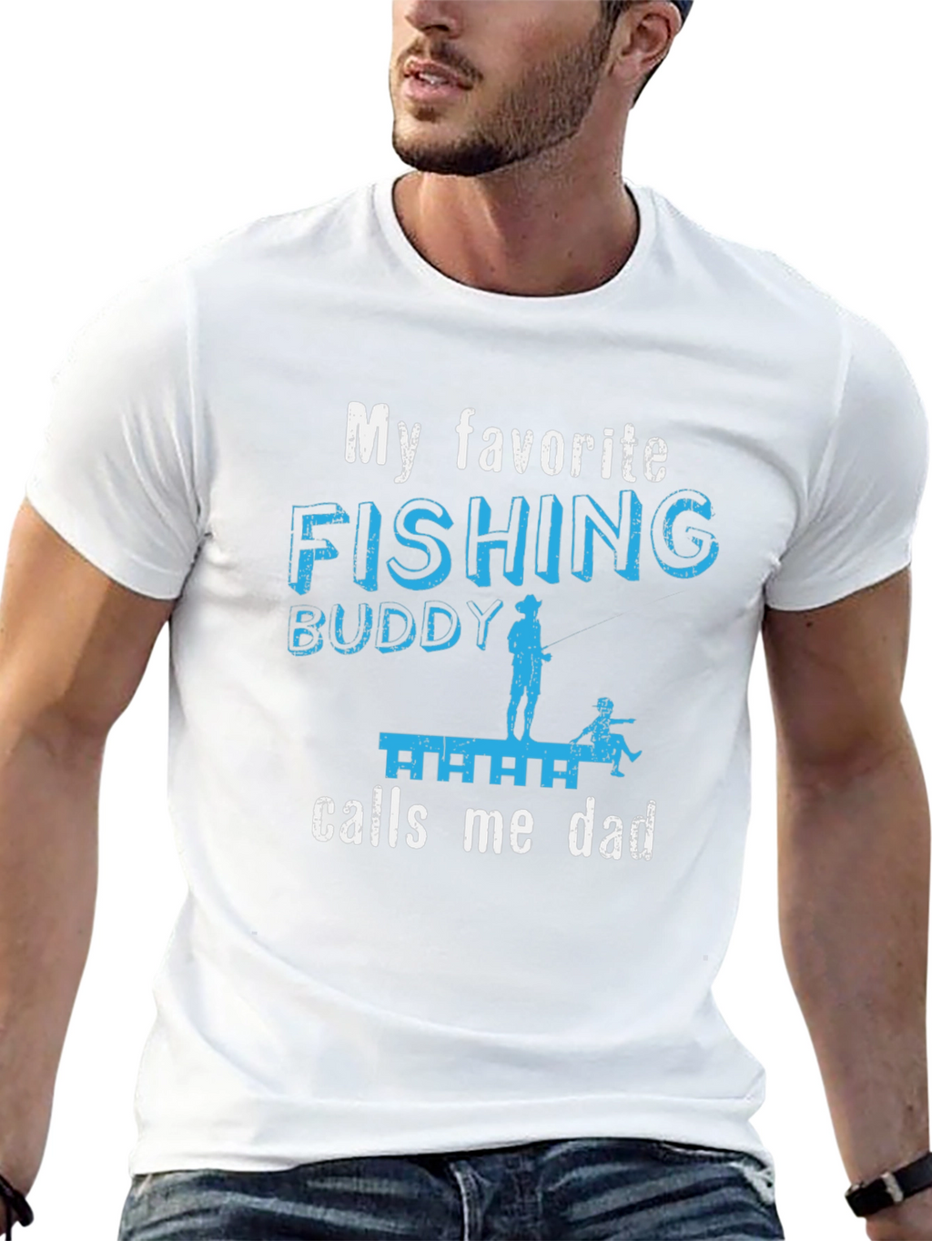 Fishing Buddy Dad T-Shirt