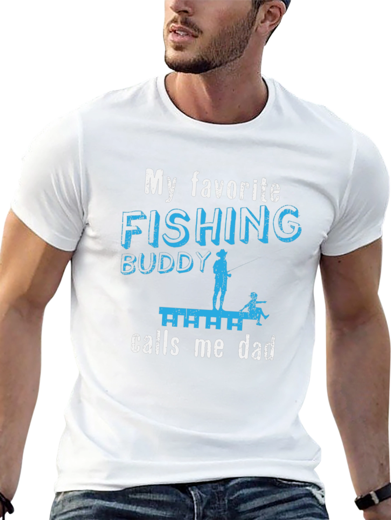 Fishing Buddy Dad T-Shirt