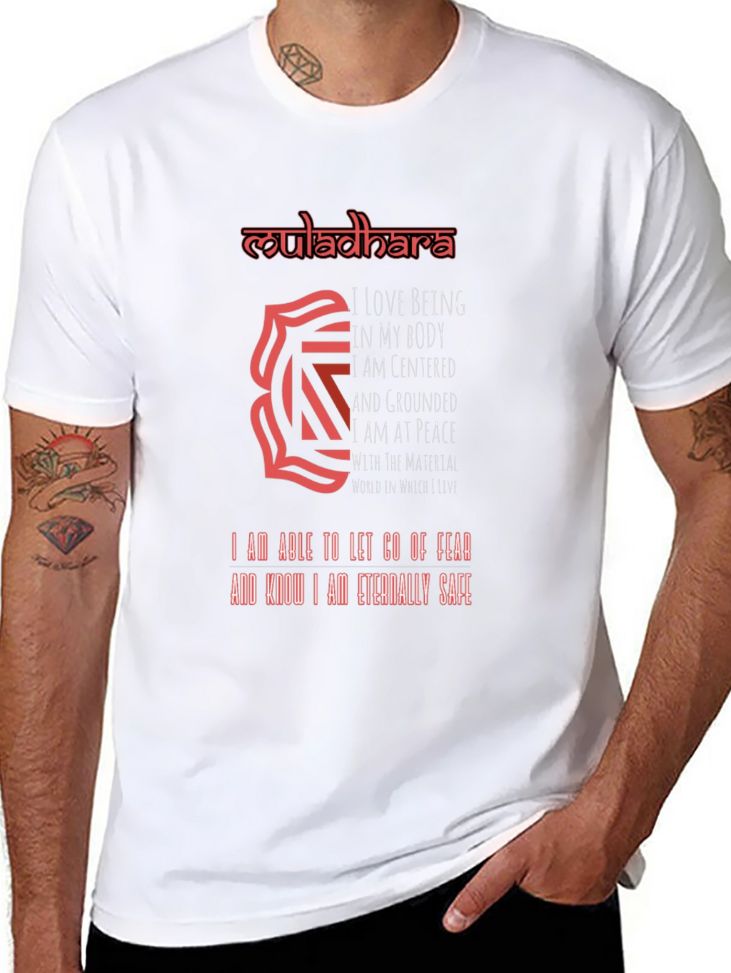 Muladhara Chakra T-Shirt - Grounded and Safe