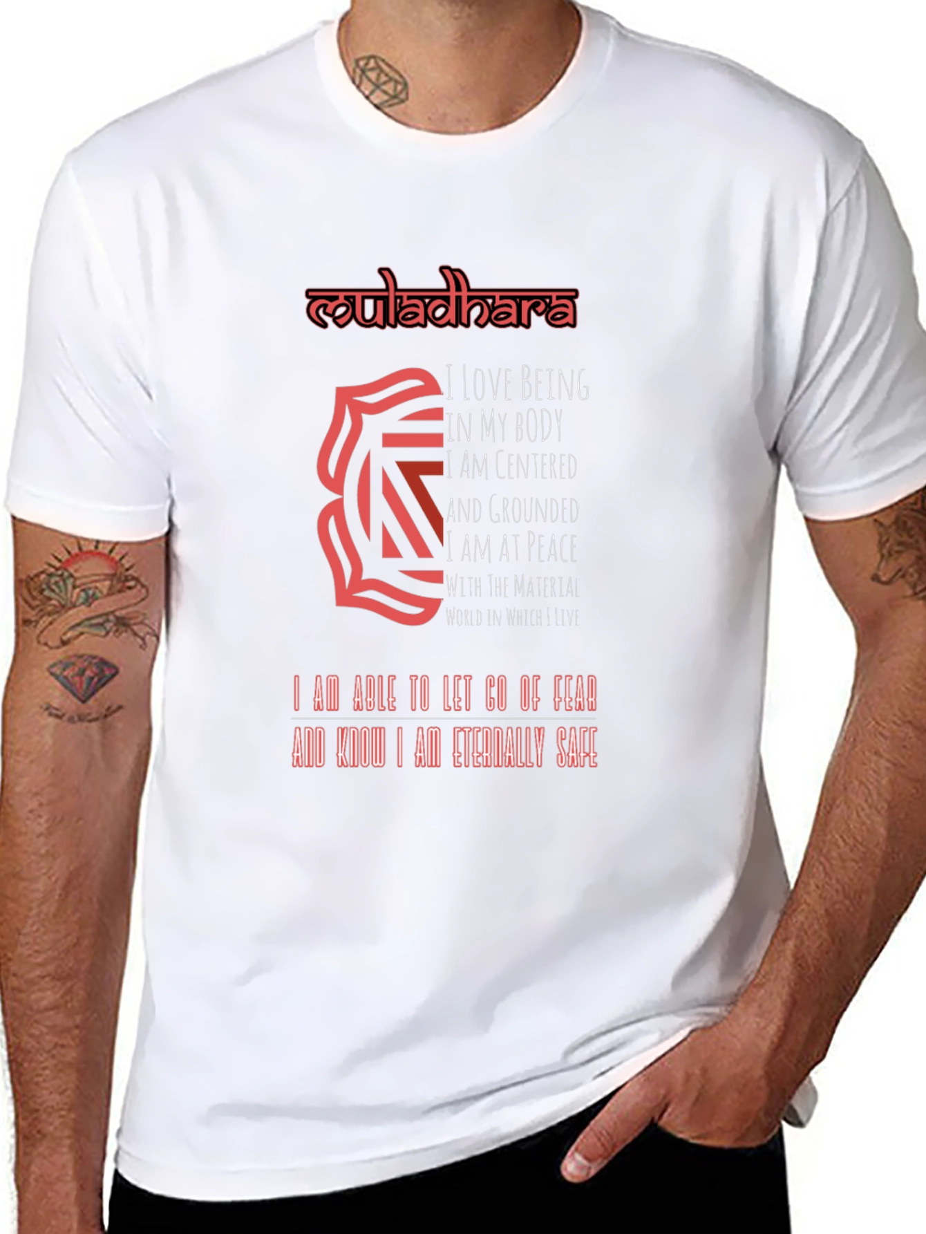 Muladhara Chakra T-Shirt - Grounded and Safe