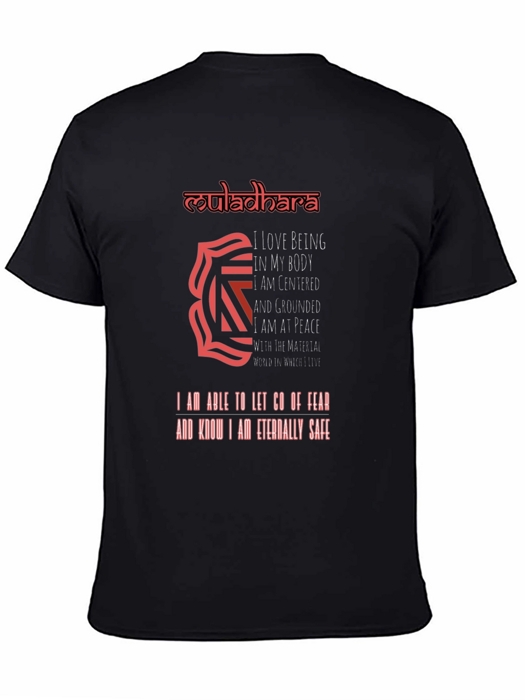 Muladhara Chakra T-Shirt - Grounded and Safe