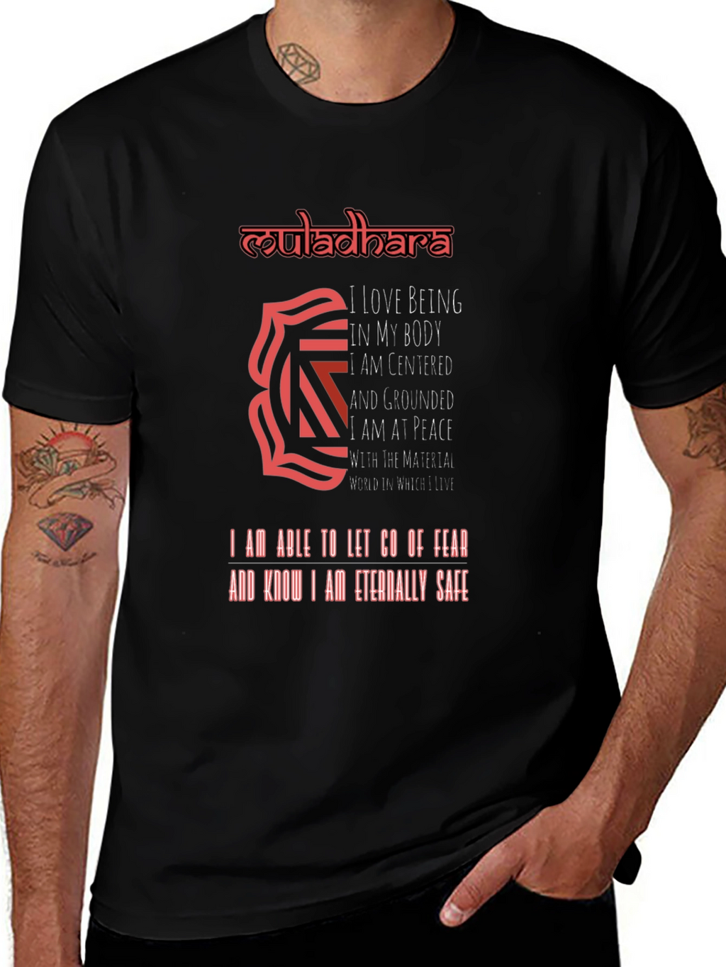 Muladhara Chakra T-Shirt - Grounded and Safe