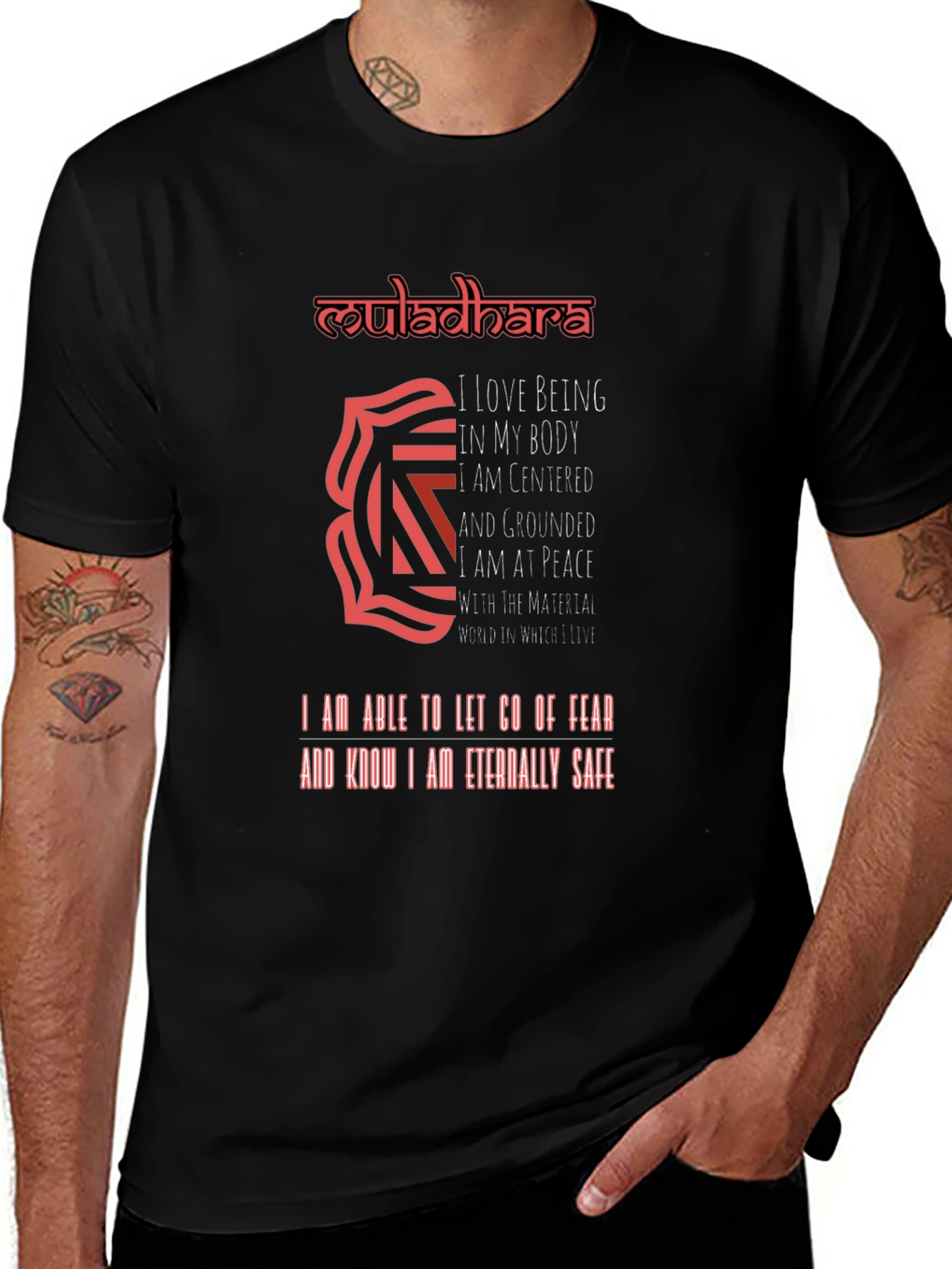 Muladhara Chakra T-Shirt - Grounded and Safe