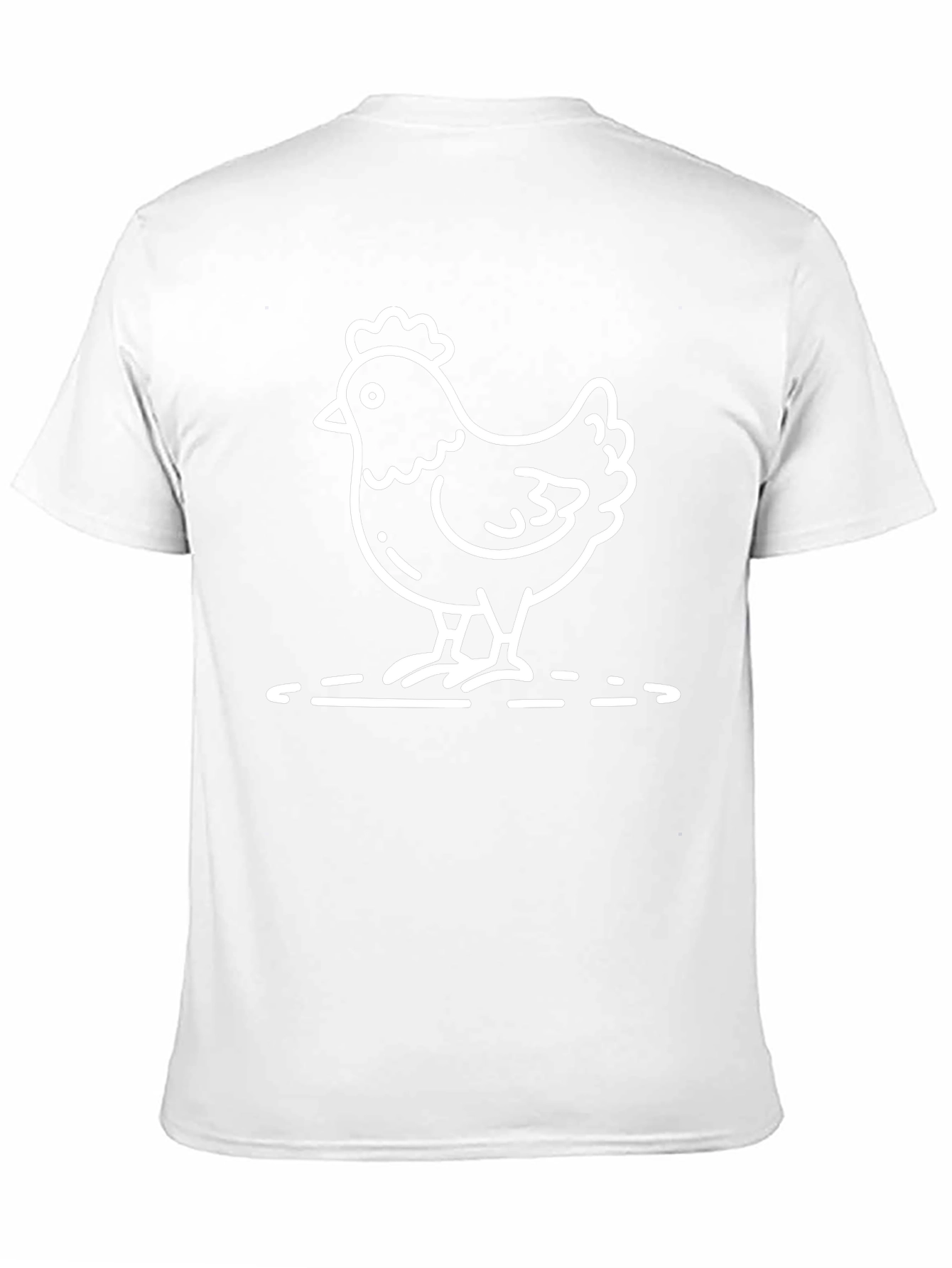 Chicken Graphic Black T-Shirt
