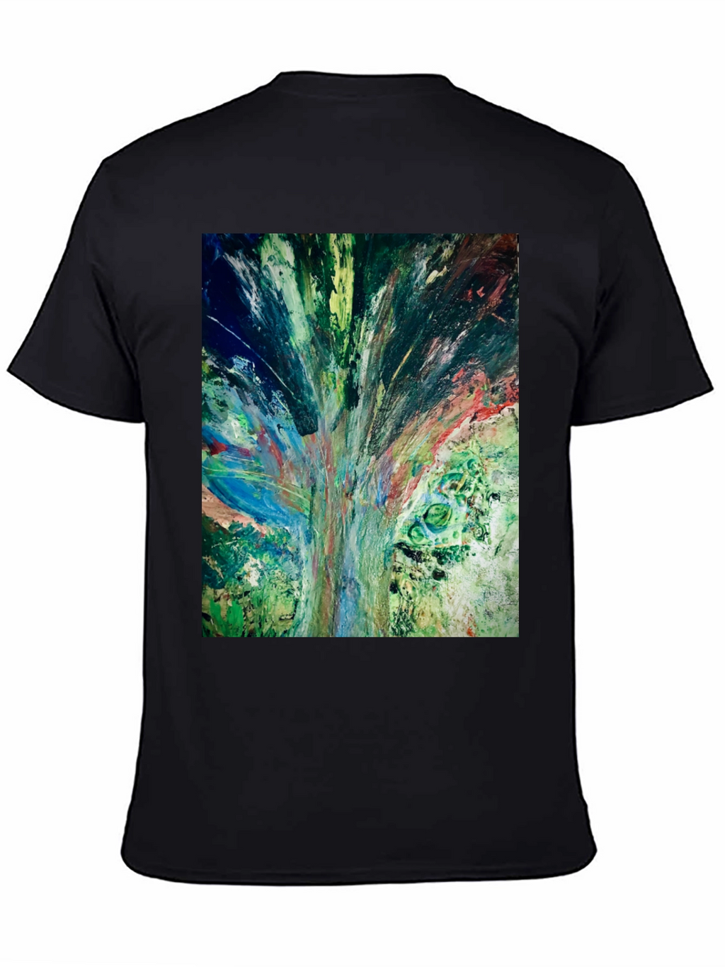 Abstract Art Graphic Tee - Modern Casual Style