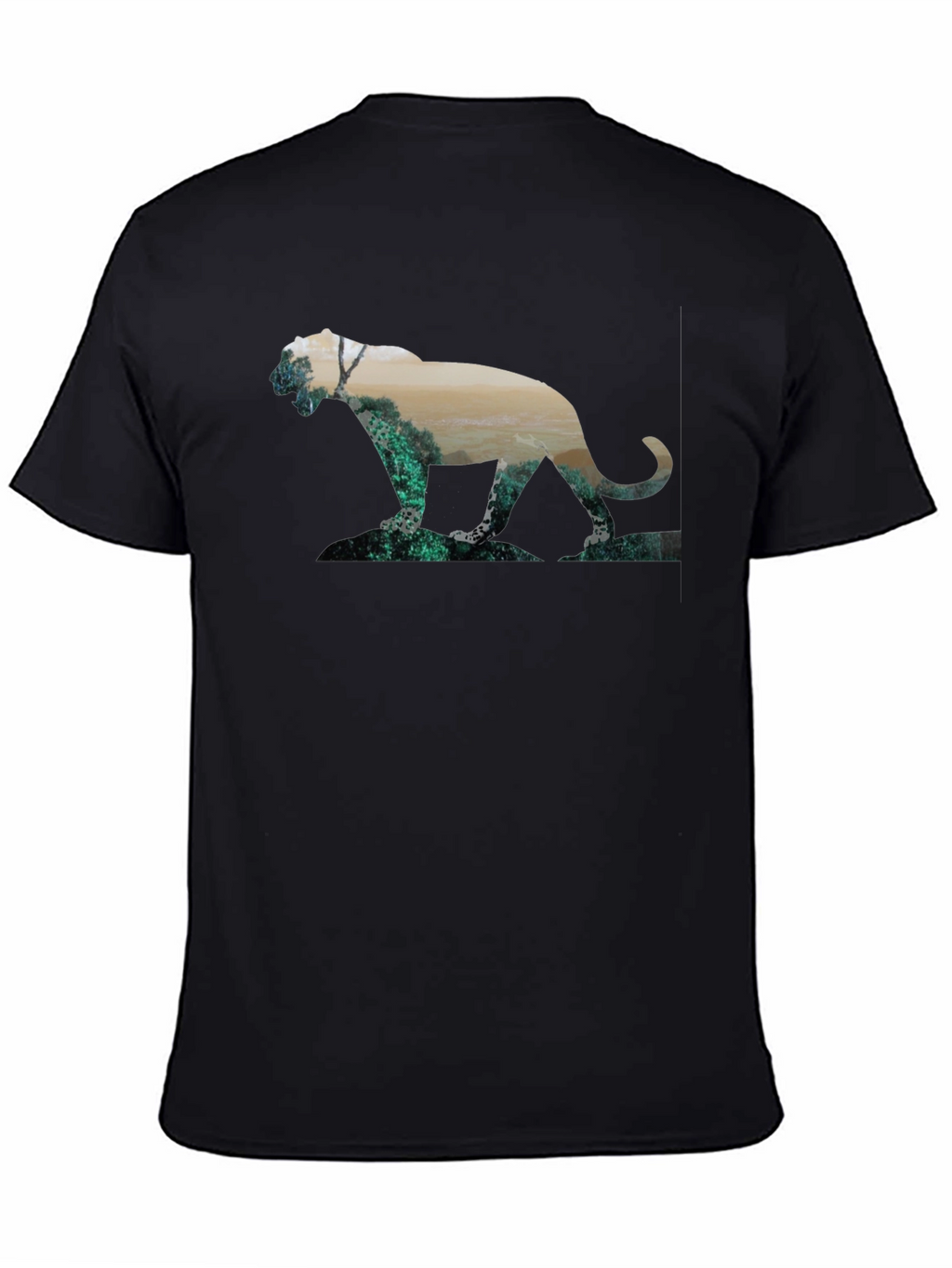 Nature Panther Black T-Shirt