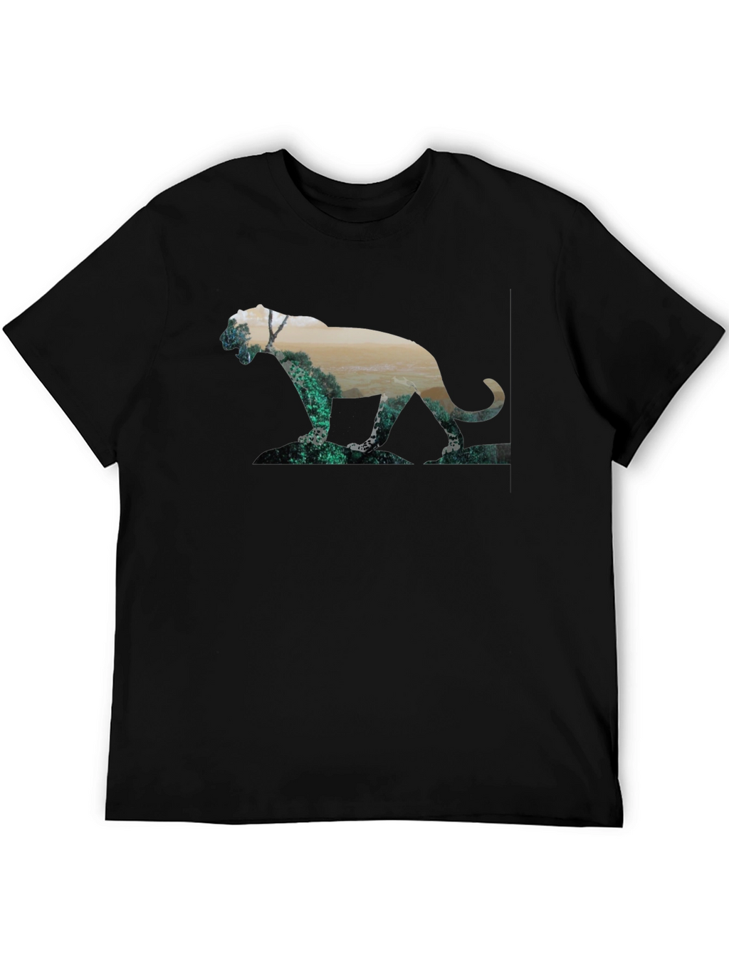 Nature Panther Black T-Shirt