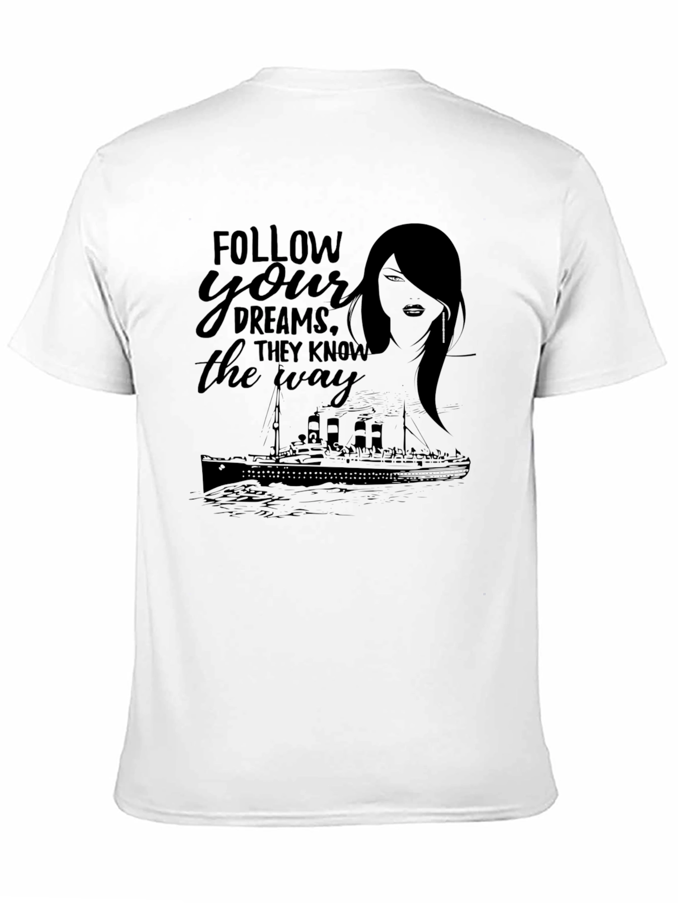 Dream Voyage Graphic Tee - Follow Your Dreams