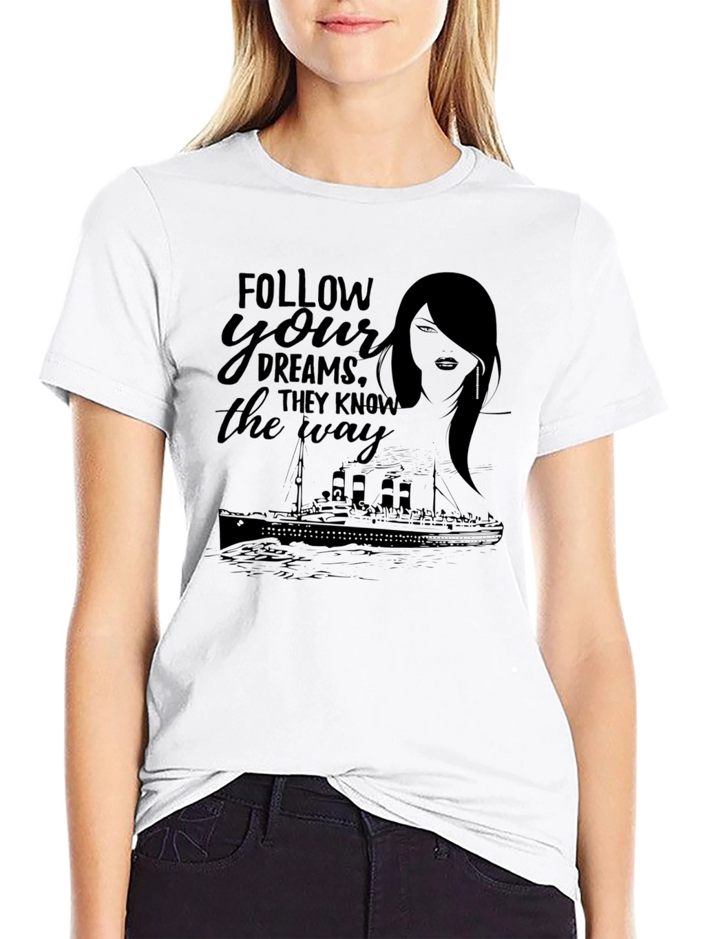 Dream Voyage Graphic Tee - Follow Your Dreams