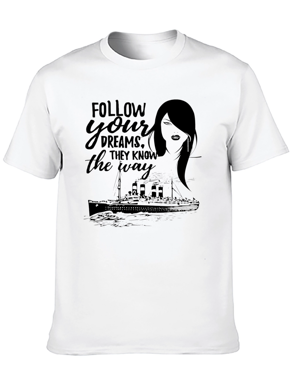 Dream Voyage Graphic Tee - Follow Your Dreams