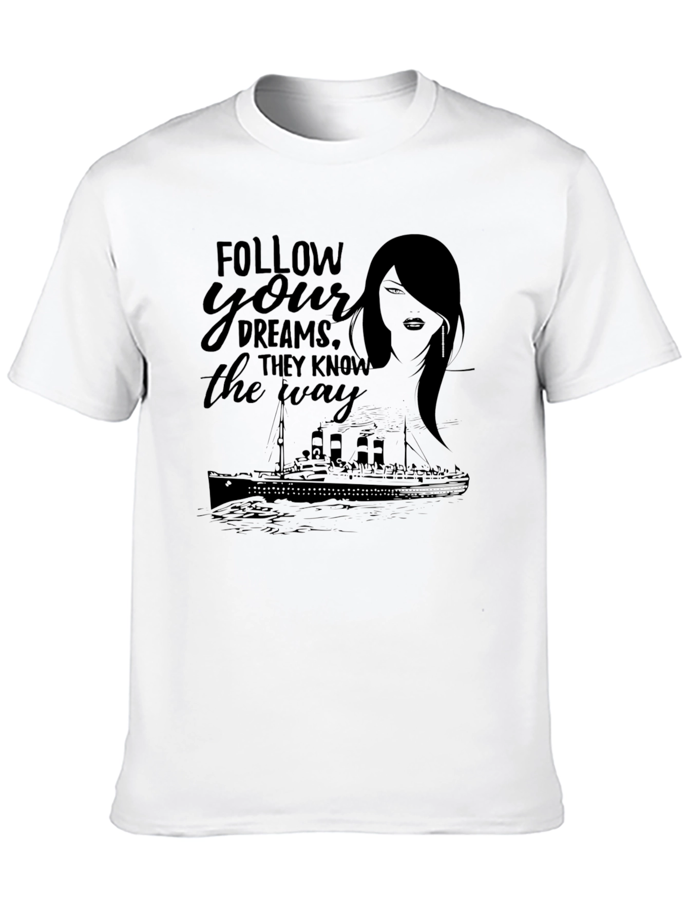 Dream Voyage Graphic Tee - Follow Your Dreams
