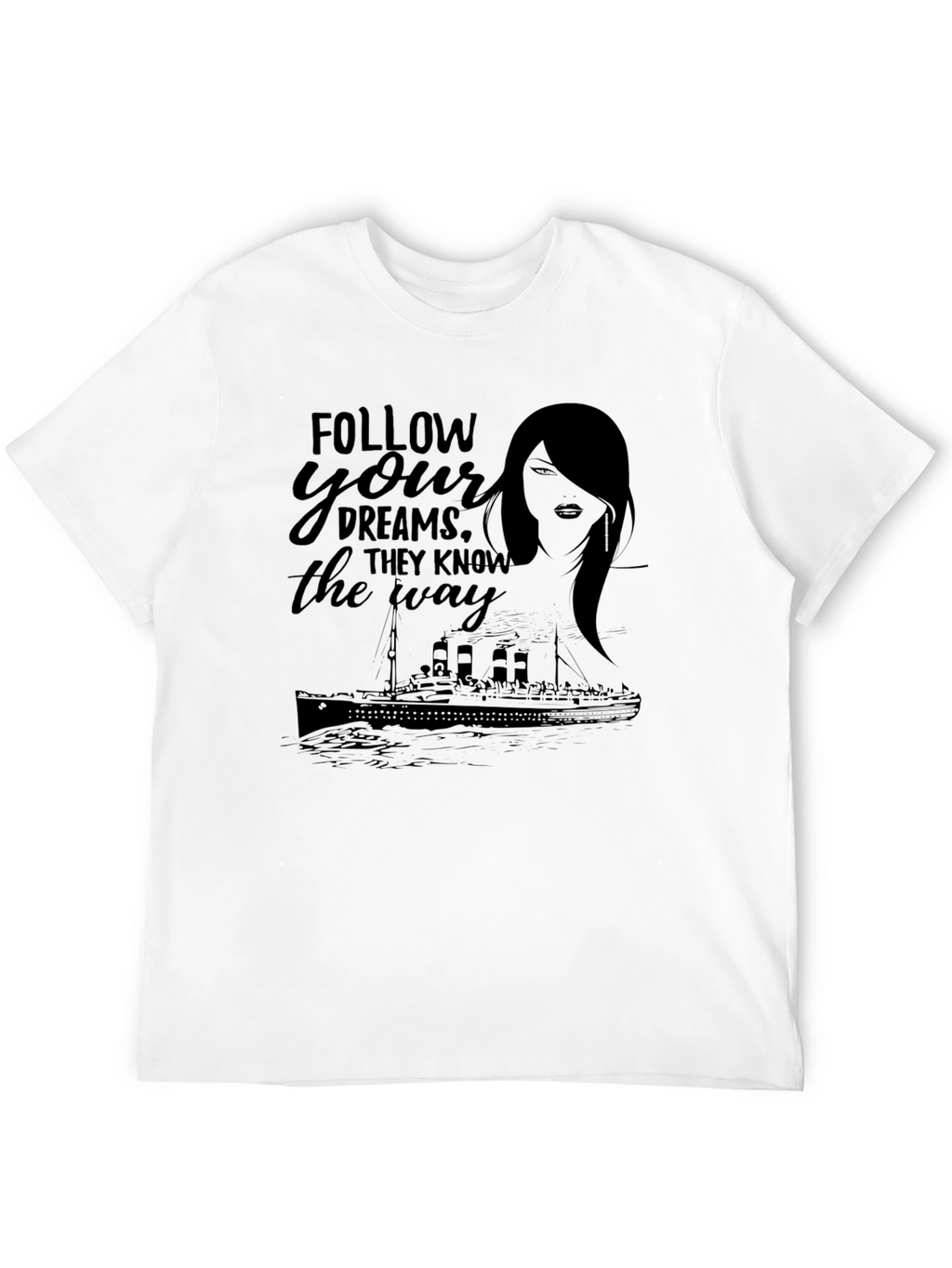 Dream Voyage Graphic Tee - Follow Your Dreams