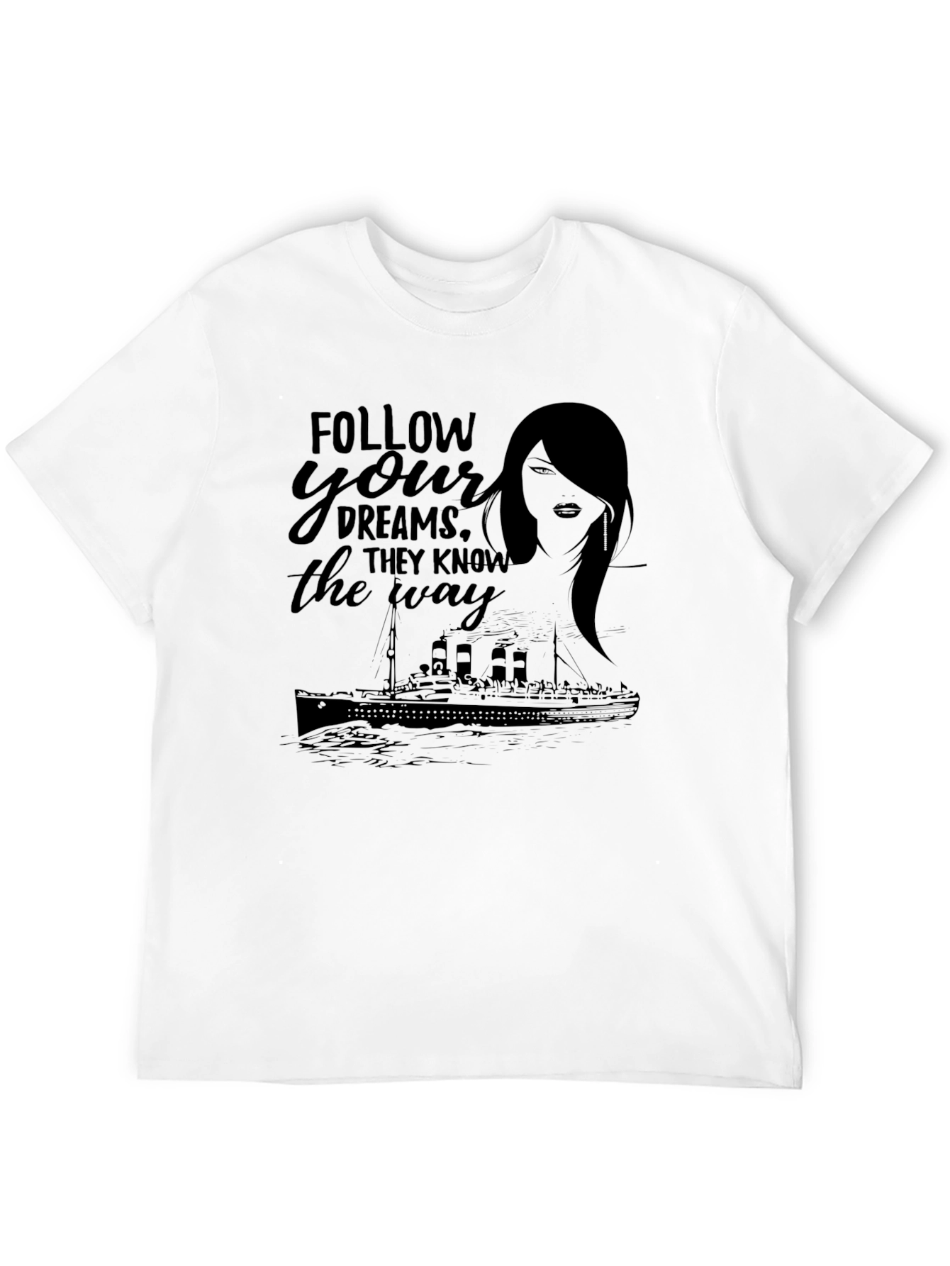 Dream Voyage Graphic Tee - Follow Your Dreams