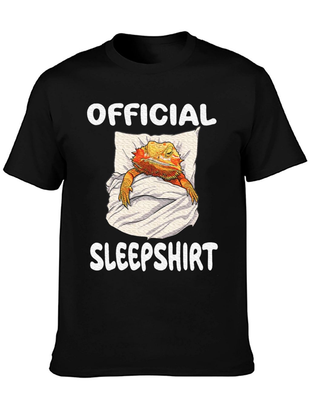 Official Sleepsirt T-Shirt: Sleeping Bearded Dragon