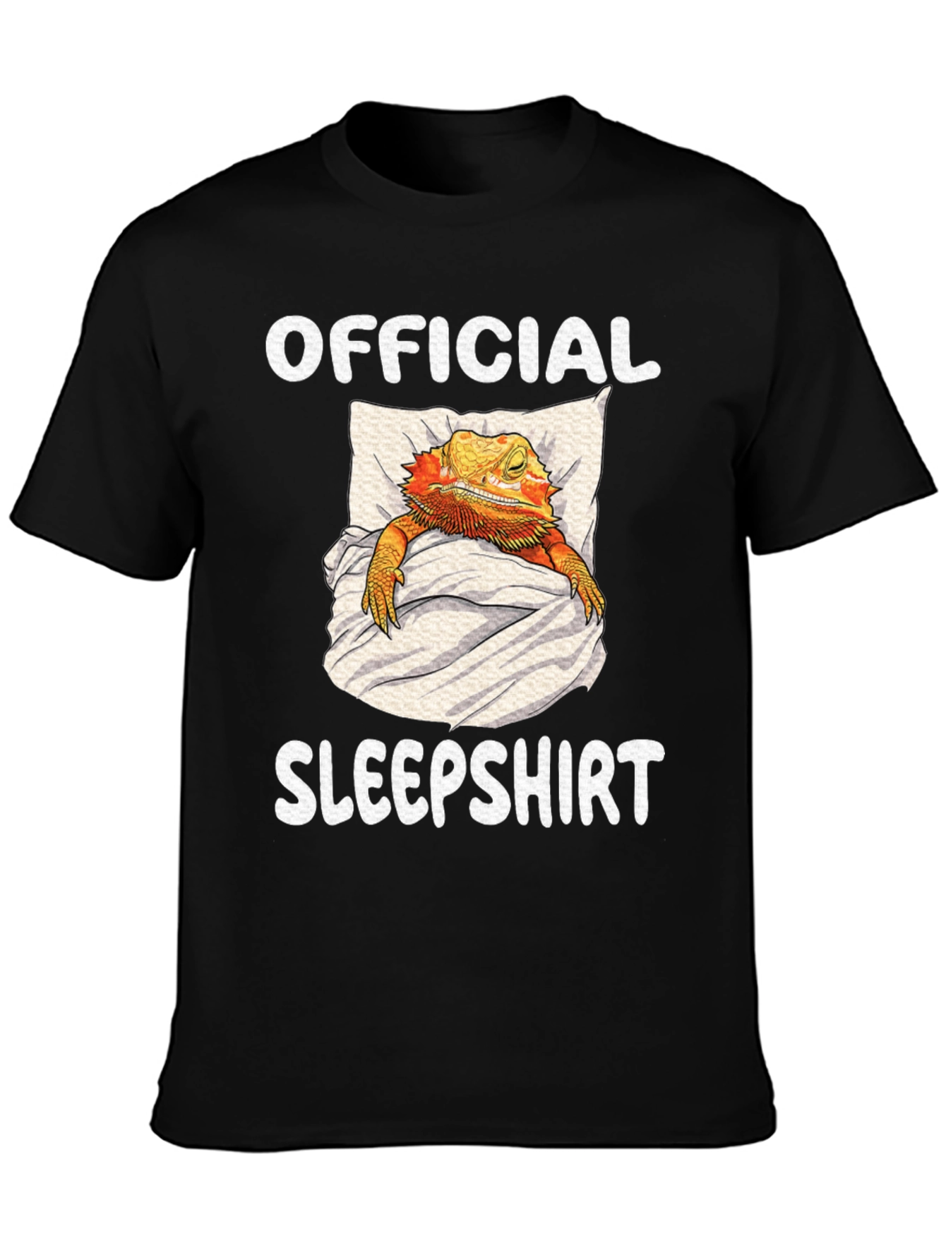 Official Sleepsirt T-Shirt: Sleeping Bearded Dragon