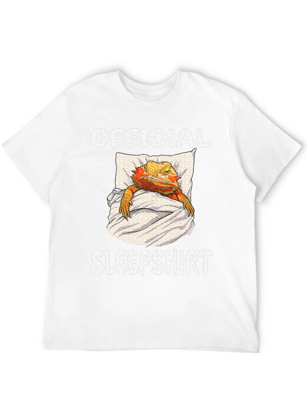 Official Sleepsirt T-Shirt: Sleeping Bearded Dragon