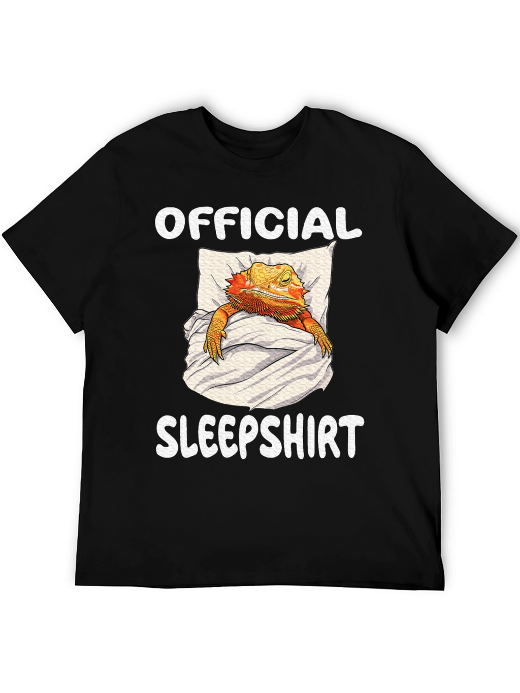 Official Sleepsirt T-Shirt: Sleeping Bearded Dragon