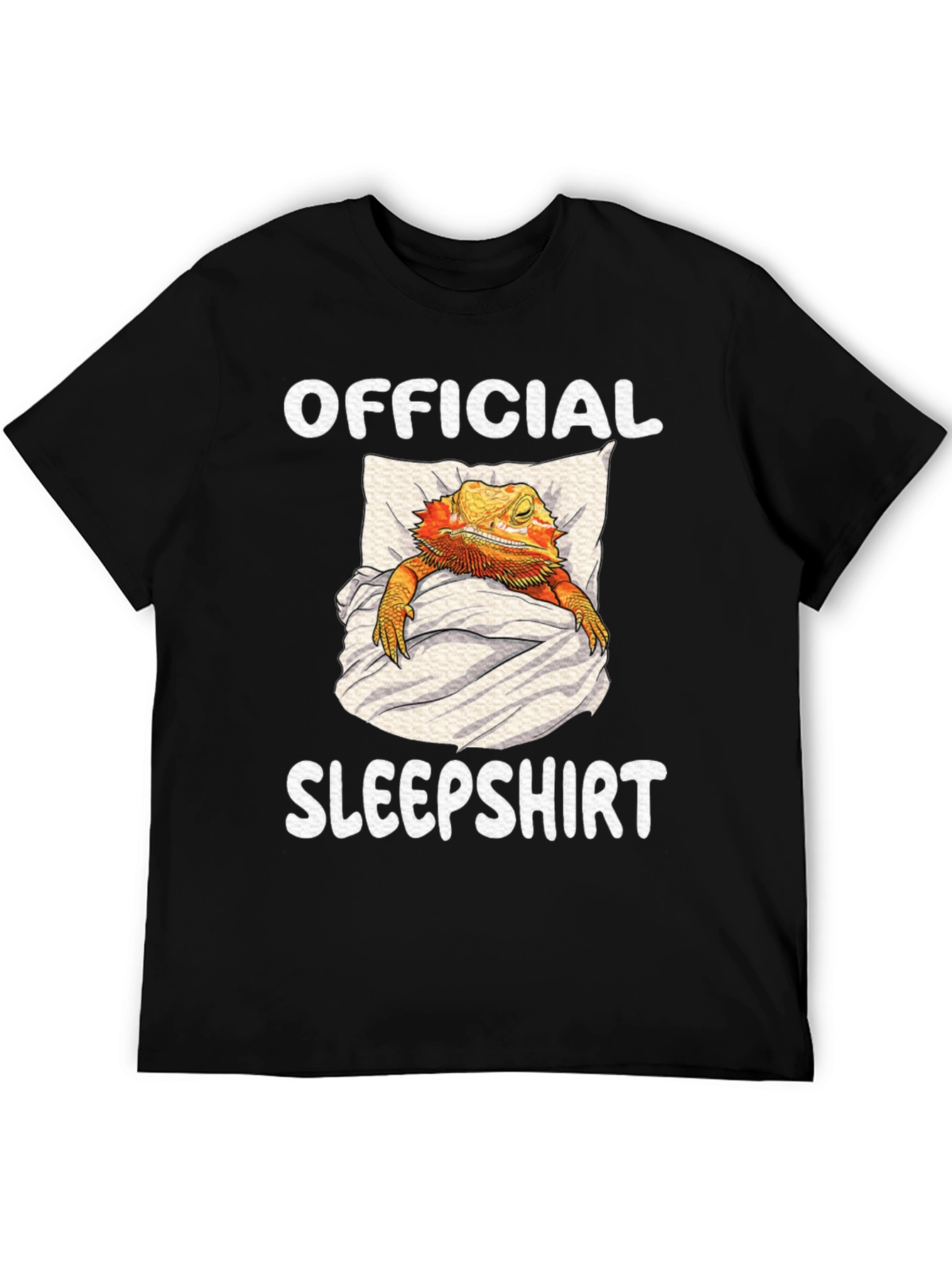 Official Sleepsirt T-Shirt: Sleeping Bearded Dragon