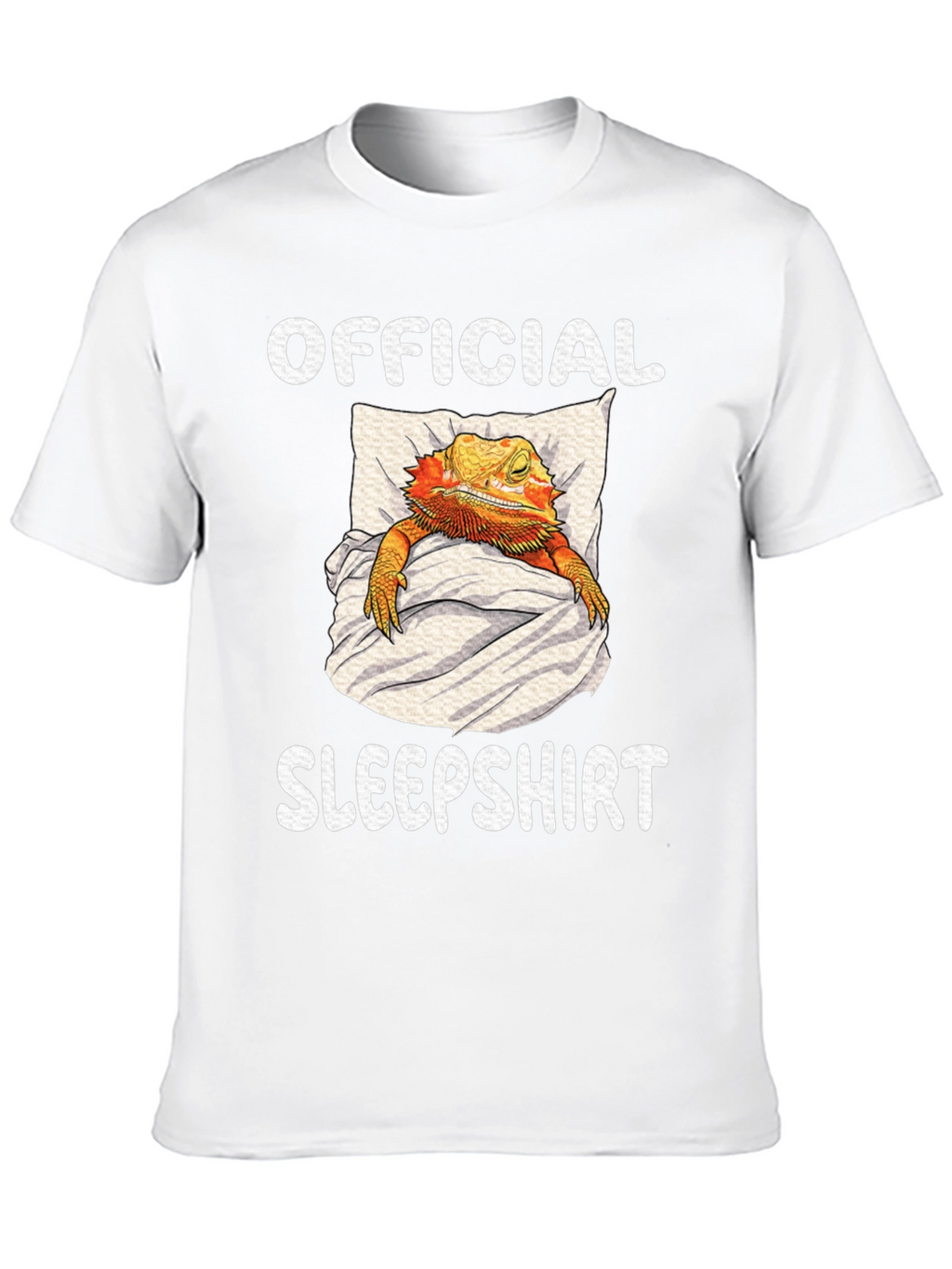 Official Sleepsirt T-Shirt: Sleeping Bearded Dragon