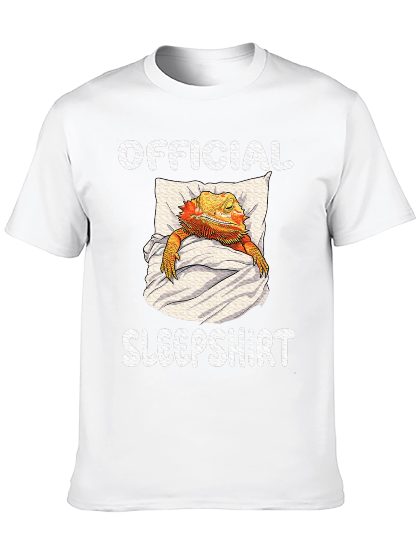 Official Sleepsirt T-Shirt: Sleeping Bearded Dragon